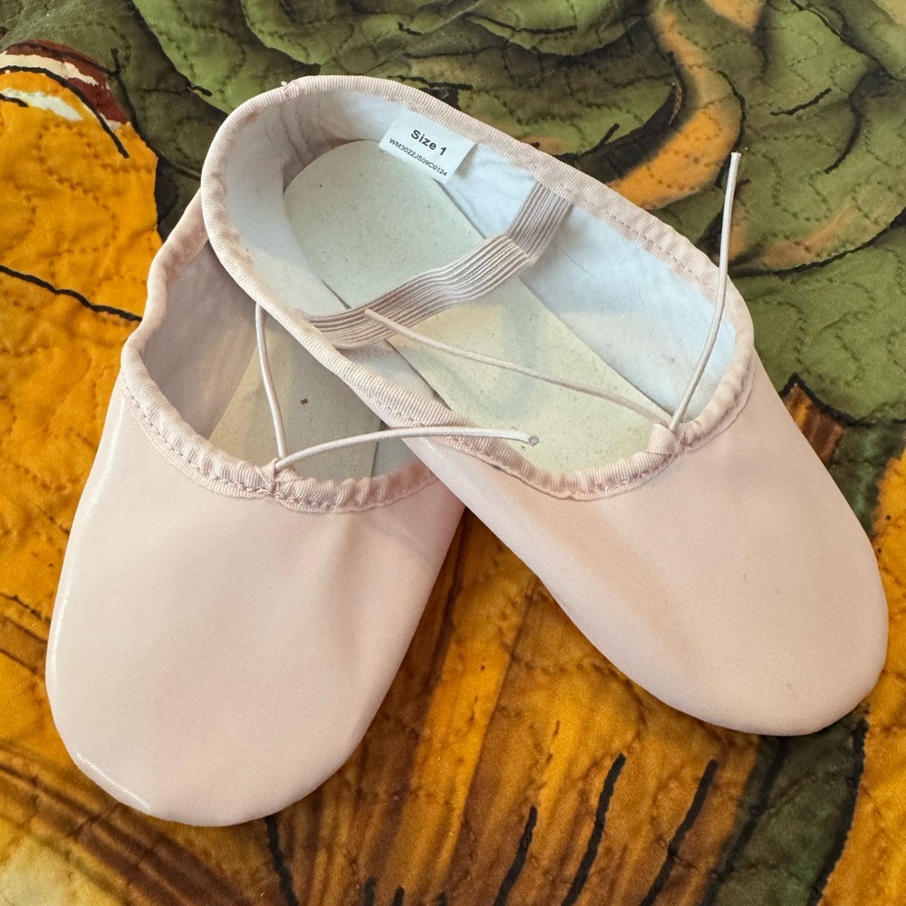 NWOT Kids Pink Ballet Shoes